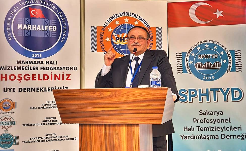 Marhalfed Başkanı halı yıkama çalıştayı konuşması